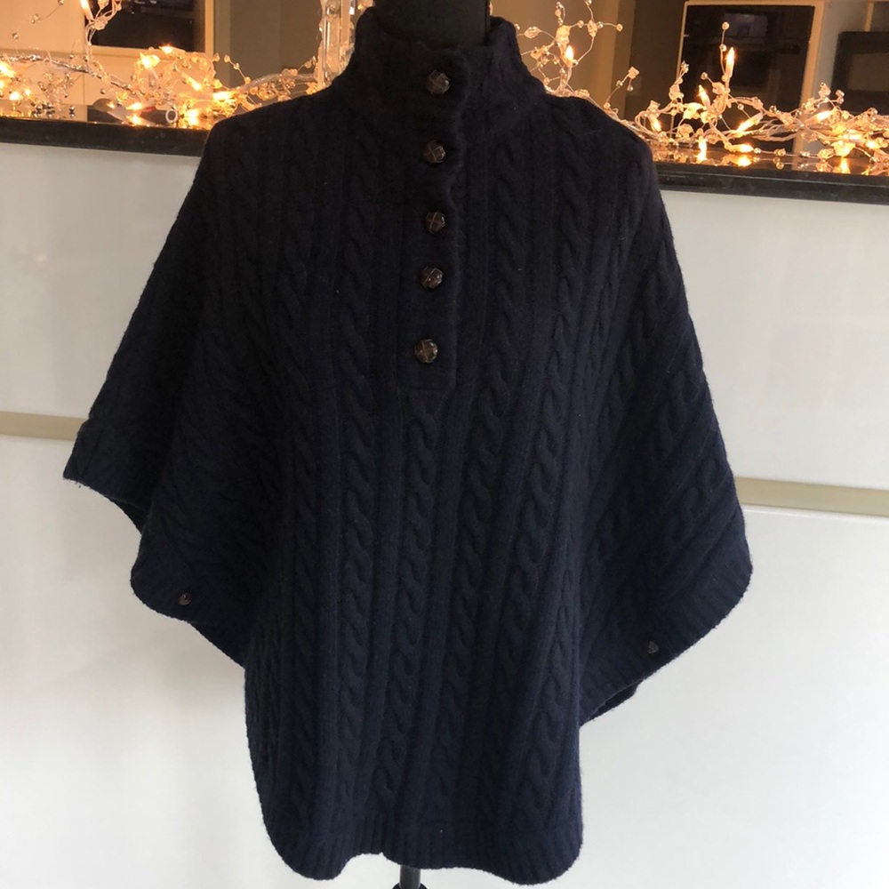 Blarney Irish Lambswool Cape Sweater - Sz L